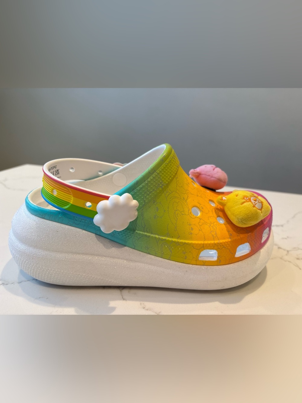 Care Bears X Crocs Crush Rainbow Platform Clog - Women’s 8 / Men’s 6. - Picture 3 of 12